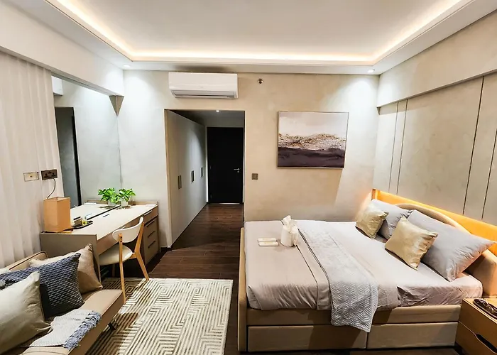 1 Bedroom Apartment In Aeon Towers I City Views I Free Wi-Fi, Gym And Pool